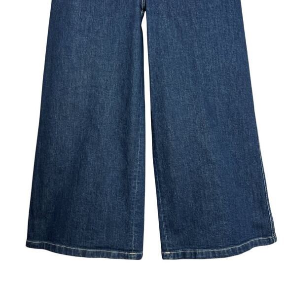 CLOSED LEIRA Wide Leg Crop Jeans SIZE 24 x 23 Culotte Dark Wash Denim RUNS SMALL - Picture 11 of 14